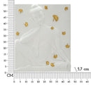 Pannello Buddha 46x5,7x55,5 cm in Resina Bianco e Oro      