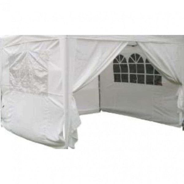 prezzo Set Pareti Laterali Gazebo Professional 3x3 m in Poliestere Bianco