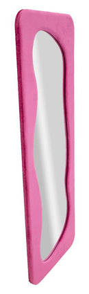 Specchio da Muro Theodor Fuxia 40x4x160 cm in MDF e Poliestere e Specchio Fucsia      