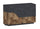 Credenza 2 Ante + 3 Cassetti 140x43x86 cm Alien Ardesia e Acero Pereira