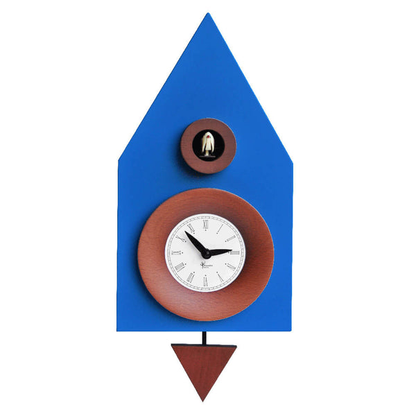 online Orologio a Cucù da Parete 20X36X13Cm Pirondini Italia Dark Blu Chiaro