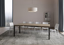 Tavolo Allungabile 140-244x90x77 cm Everyday Tortora Gambe Antracite