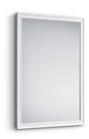 Specchio da Parete 50x70x1,9 cm in Plastica Frieda Bianco