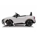 Macchina Elettrica per Bambini 12V Licenza Ufficiale Audi RS E-Tron GT con Telecomando Bianco