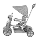 Triciclo a Spinta Seggiolino Reversibile per Bambini Kidfun Classic Rosso e Blu