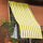 Tenda da Sole per Sormonto 290x290 cm con anelli rinforzati Giallo