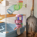 Gabbia per Criceti e Roditori 46x30x58 cm con Accessori Blu  