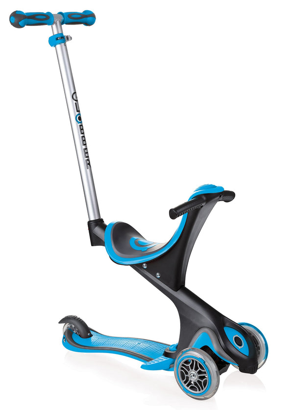 Monopattino Passeggino Triciclo 3 Ruote 5 in 1 Globber Evo Comfort Azzurro online