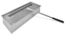 Bruciatore a Bioetanolo per Camini 3,5L 46x19 cm Menzi Silver