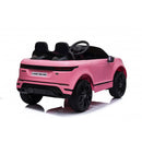 Macchina Elettrica per Bambini Licenza Land Rover Evoque 12V con Telecomando Rosa