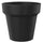 Vaso Ø80x72 cm in Resina Arkema POT S Antracite