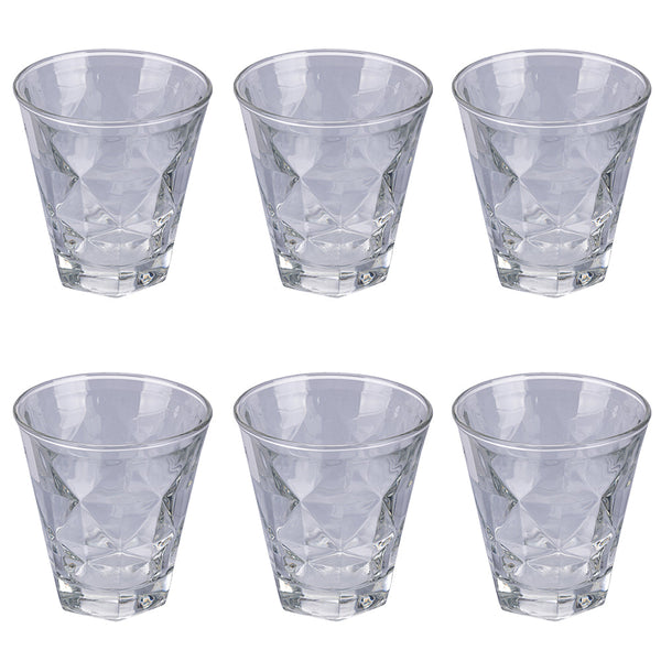Set 6 Bicchieri Acqua Glace Charm in Vetro VdE Tivoli 1996 Trasparente online