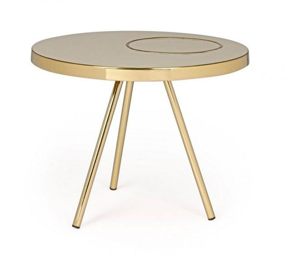 sconto Tavolino Basso Ø51x41 cm in Acciaio
