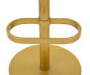 Sgabello Bar Tixy Ø38x94 cm in Metallo Oro      