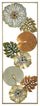 Pannello Leaf 31,5x3x90 cm in Ferro