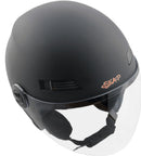 Casco Demi-Jet per Scooter Visiera Lunga SKA-P 1 LH Metropoli Verde Gommato