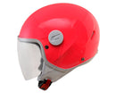 Casco Demi-Jet per Bambini Visiera Lunga CGM Magic Mono 205A Rosa Fluo Varie Misure