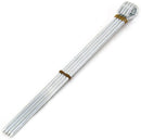 Gazebo da Giardino Pieghevole 3x3m in Tessuto Bianco