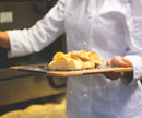 Tagliere da Cucina 36x19,5 cm In Legno e Acciaio Giusto