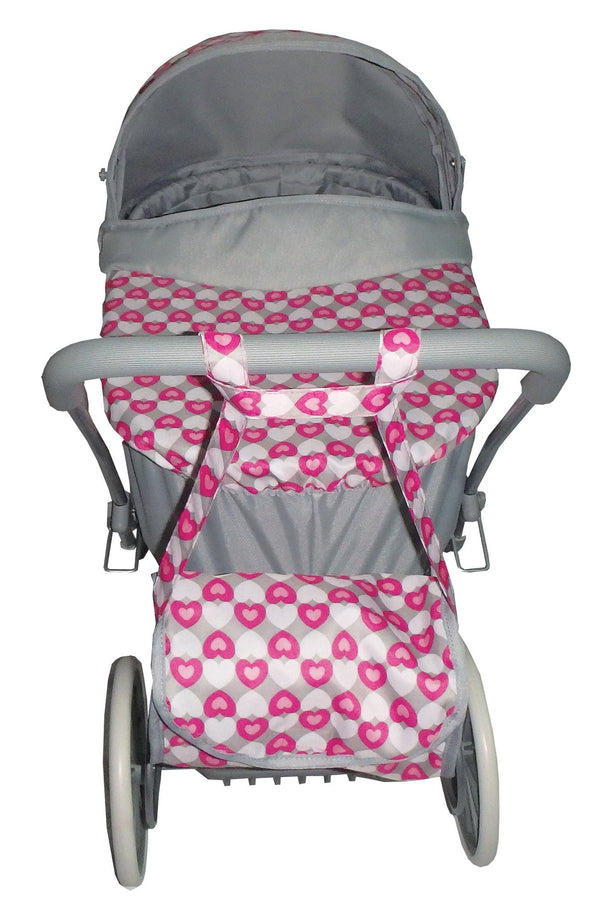 acquista Carrozzina Giocattolo per Bambini con Borsa Miller Elegance Grigia