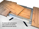 Tavolo Allungabile 140-244x90x77 cm Everyday Cemento Gambe Antracite