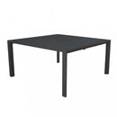 Tavolo Bilbao 150x100/150x74 h cm in Alluminio Antracite