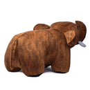 Sgabello Pouf Poggiapiedi per Bambini 77x36x34 cm Elefante Big Marrone Divina Home