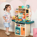 Cucina Giocattolo per Bambini 70x32x92,2cm in Polipropilene Beige e Verde