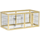 Gabbia per Cani 70x62 cm in Plastica e Filo di Acciaio