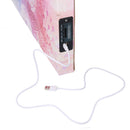 Quadro stampa bluetooth azzurro cm 150x50x4