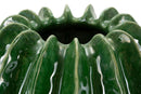 Vaso Cactus Ball Ø28x31 cm in Ceramica Verde      