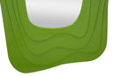 Specchio da Muro Dafne Verde 90x4x165 cm in MDF e Specchio Verde      