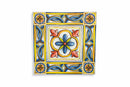 Set 6 Piatti Quadrati in Porcellana 30x30 cm Villa d'Este Home Tivoli Costiera