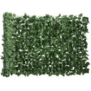 Arella Siepe Sintetica Artificiale Arrotolabile e Impermeabile 300x100 cm in Seta e PE Verde Scuro      