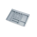 Portaposate per Cassetti 70 cm in Plastica Emuca Optima Grigio