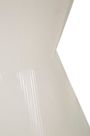 Tavolinetto Oyo Ø45x55 cm in Metallo Bianco      