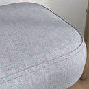 Panca Fondoletto 114x38x45 cm in Tessuto Grigio