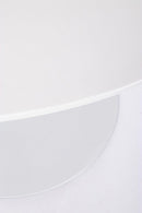 Tavolo Ø100x75h cm Bloom Bianco Opaco