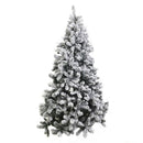 Albero di Natale Artificiale innevato burnaby verde Varie Misure