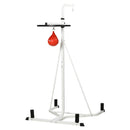 Piattaforma Boxe con Speed Ball Ø16 cm in Acciaio  Bianca