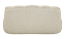 Divanetto Ball Bianco 145x80x69 cm in Compensato e Spugna e Poliestere Bianco      