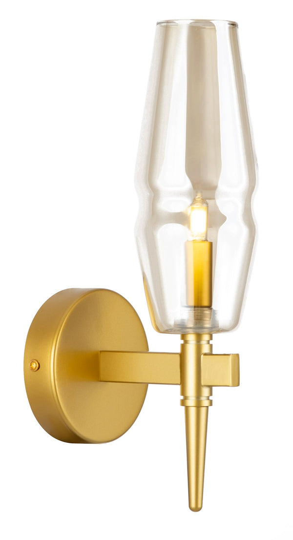 Lampada da parete House in Metallo Lita Opaco Oro online