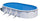 Piscina Ovale Fuori Terra 800x470xh132 cm in Acciaio e PVC Gre Atlantis