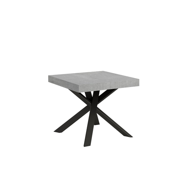 Tavolo Allungabile 90-194x90x77 cm Clerk Cemento online