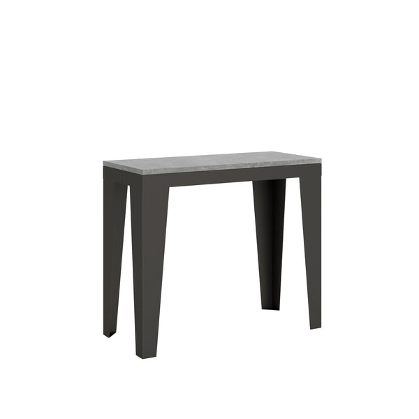 Consolle Allungabile 90-300x40x77 cm in Nobilitato Grigio online