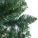 Albero di Natale Artificiale 210 cm 687 Rami Design Alto e Stretto Verde 