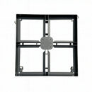 Base per Ombrellone da Giardino con Ruote 87x87 cm in Ferro Verniciato