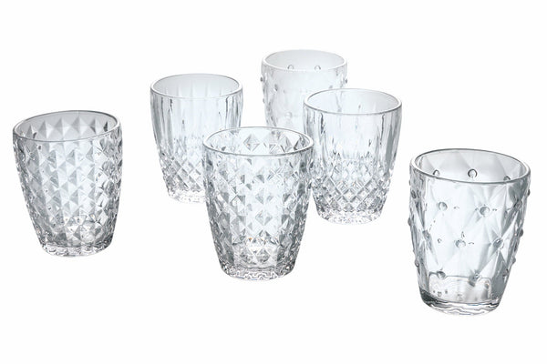 acquista Set 6 Bicchieri Acqua in Vetro 280 ml Villa d'Este Home Tivoli Loira