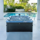 Vasca Idromassaggio da Esterno Spa Smontabile 160x160x65 cm 6 Persone Oslo Sapphire Pannello OLED