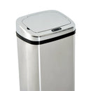 Cestino dei Rifiuti in Acciaio Inox a Infrarossi 50L 